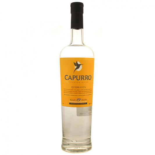 CAPURRO PISCO PREMIUM QUEBRANTA AGED 36 MONTHS PERU 750ML Spirits
