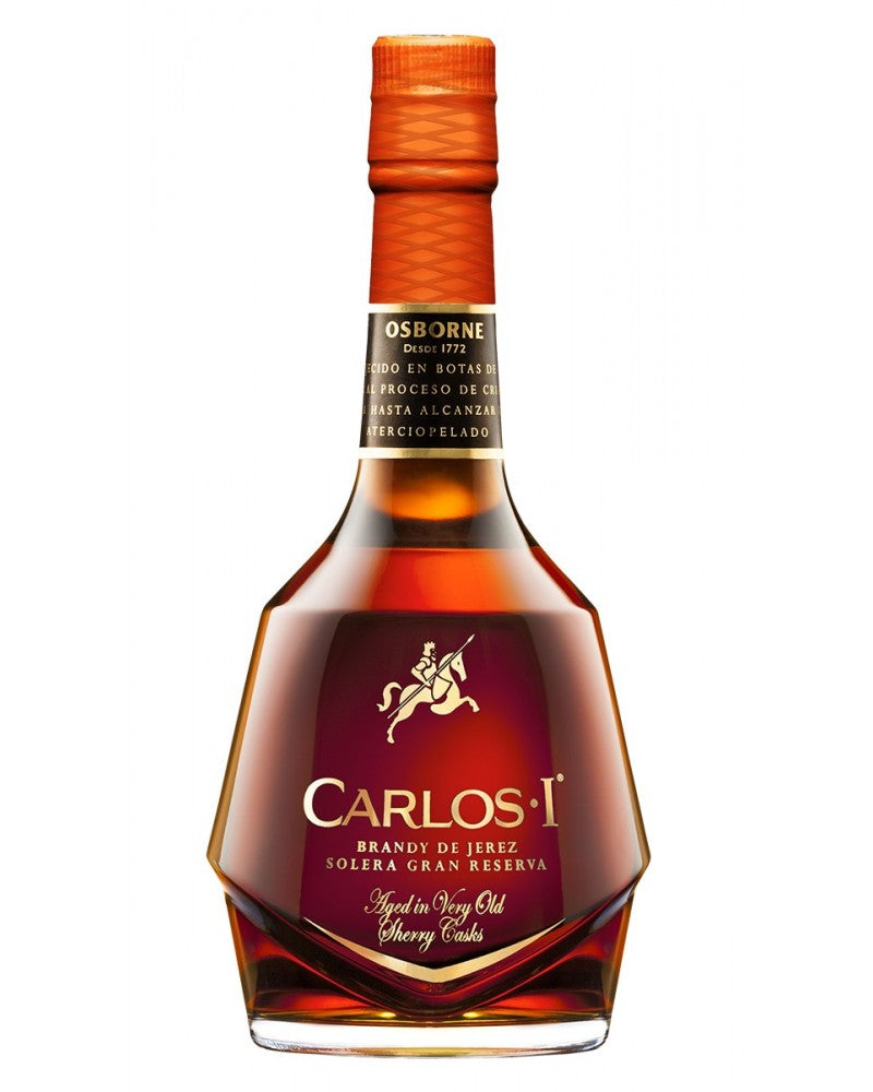 CARLOS I BRANDY SOLERA GRAN RESERVA IN SHERRY CASK SPAIN 750ML - Remedy Liquor