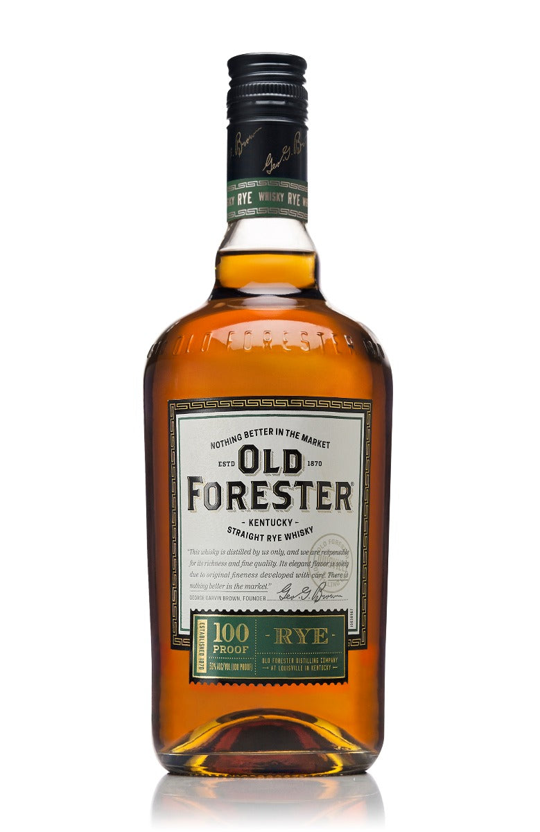OLD FORESTER WHISKEY RYE KENTUCKY 100PF 750ML