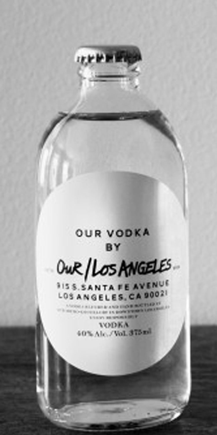 OUR VODKA BY OUR LOS ANGELES VODKA CALIFORNIA 375ML
