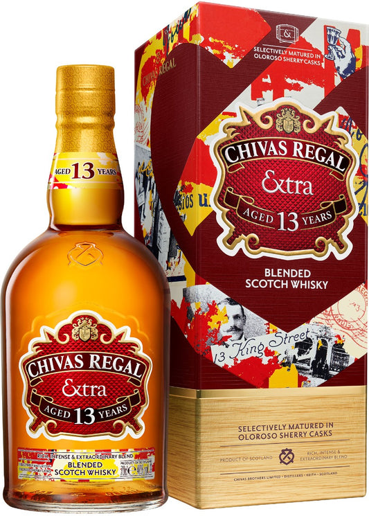 CHIVAS REGAL EXTRA SCOTCH BLENDED MATURED IN OLOROSO SHERRY CASKS 13YR 750ML