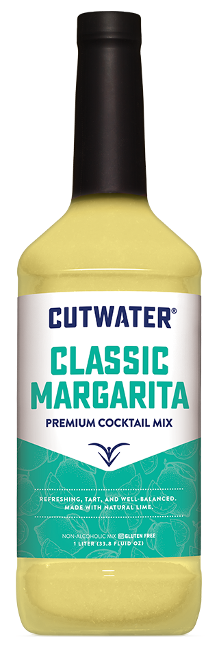 CUTWATER CLASSIC MARGARITA COCKTAIL NON ALCOHOLIC MIX 1LI