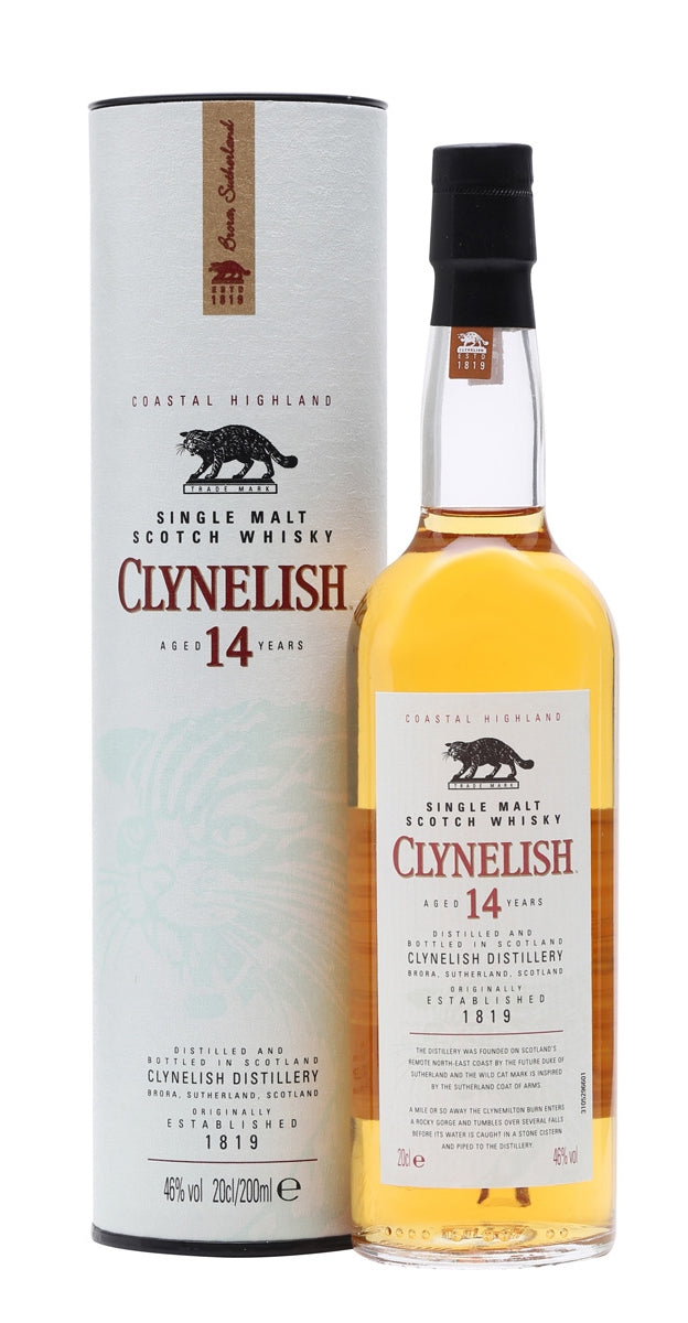 CLYNELISH SCOTCH SINGLE MALT COASTAL HIGHLAND 92PF 14YR 750ML - Remedy Liquor