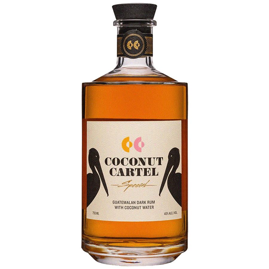 COCONUT CARTEL RUM DARK WITH COCONUT WATER GUATEMALA 750ML Spirits