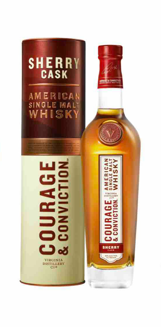 COURAGE & CONVICTION WHISKEY SINGLE MALT SHERRY CASK VIRGINIA 750ML Spirits