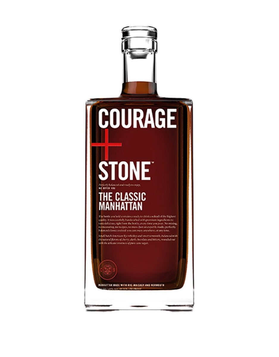 COURAGE AND STONE THE CLASSIC MANHATTAN RTD VERMONT 750ML