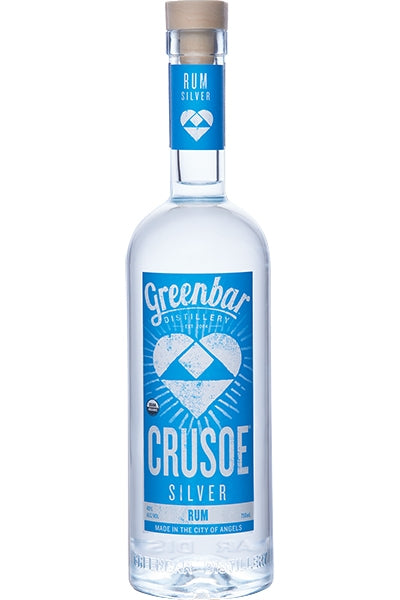 GREENBAR RUM SILVER CRUSOE LOS ANGELES 750ML Spirits