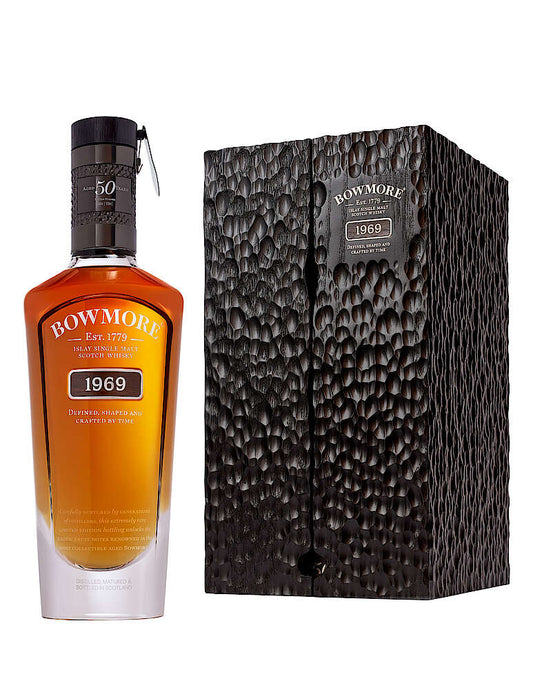 BOWMORE SCOTCH SINGLE MALT DISTILLED IN 1969 ISLAY 50YR 750ML Spirits