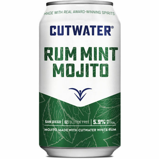 CUTWATER MINT MOJITO RUM 4X12OZ CANS