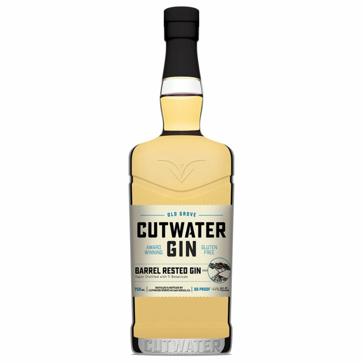 CUTWATER OLD GROVE BARREL RESTED GIN CALIFORNIA 750ML - Remedy Liquor