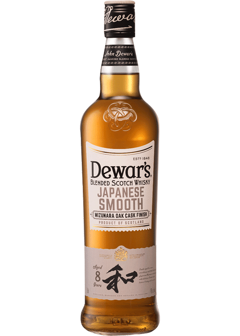 DEWARS SCOTCH BLENDED MIZUNARA CASK 8YR 750ML Spirits