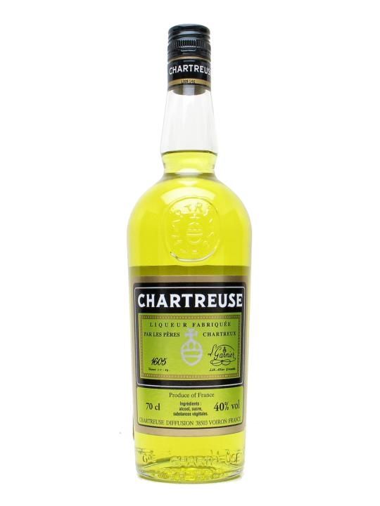 CHARTREUSE LIQUEUR FABRIQUEE YELLOW FRANCE 750ML