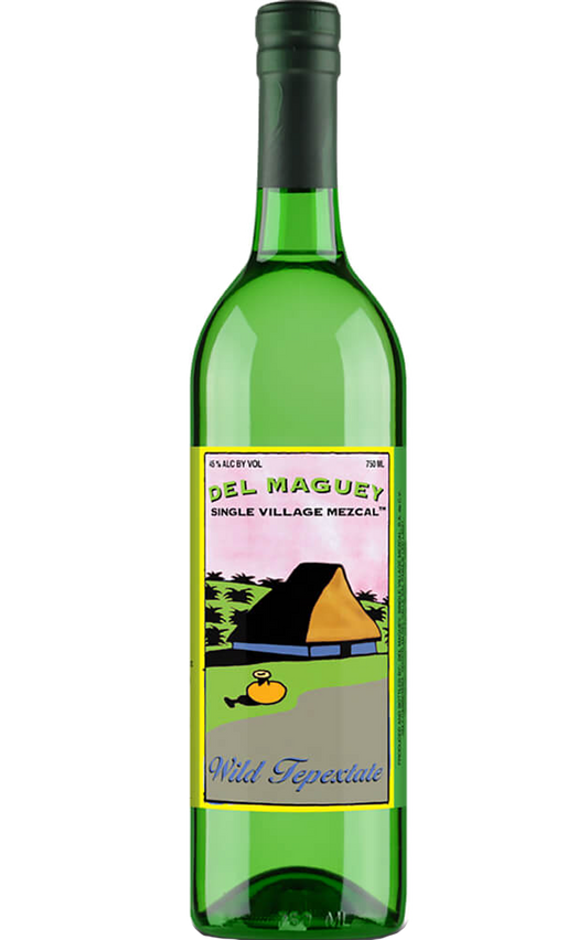 DEL MAGUEY MEZCAL SINGLE VILLAGE WILD TEPEXTATE 750ML LIQ