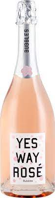YES WAY SPARKLING ROSE BUBBLES 750ML