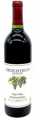 GRGICH HILLS ESTATE GROWN ZINFANDEL NAPA VALLEY 2018 Wine