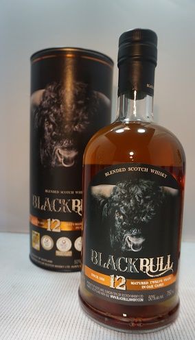 BLACK BULL SCOTCH BLENDED BY DUNCAN TAYLOR IN OAK CASK 100PF 12YR 750ML Spirits