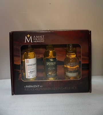 M A MULT FOR EVERY MOMENT ANCNOC SPEYBURN OLD PULTENEY 3X50ML PACK