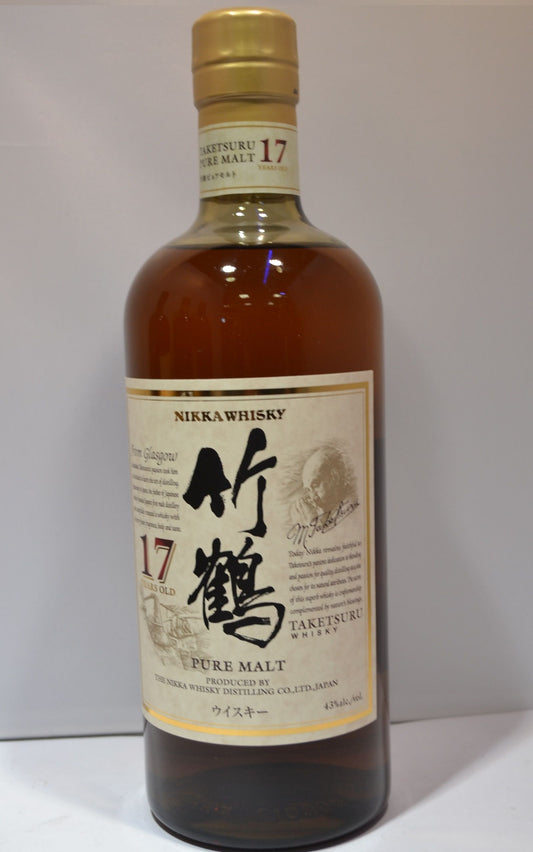 NIKKA WHISKY TAKETSURU PURE MALT JAPAN 17YR 750ML Spirits