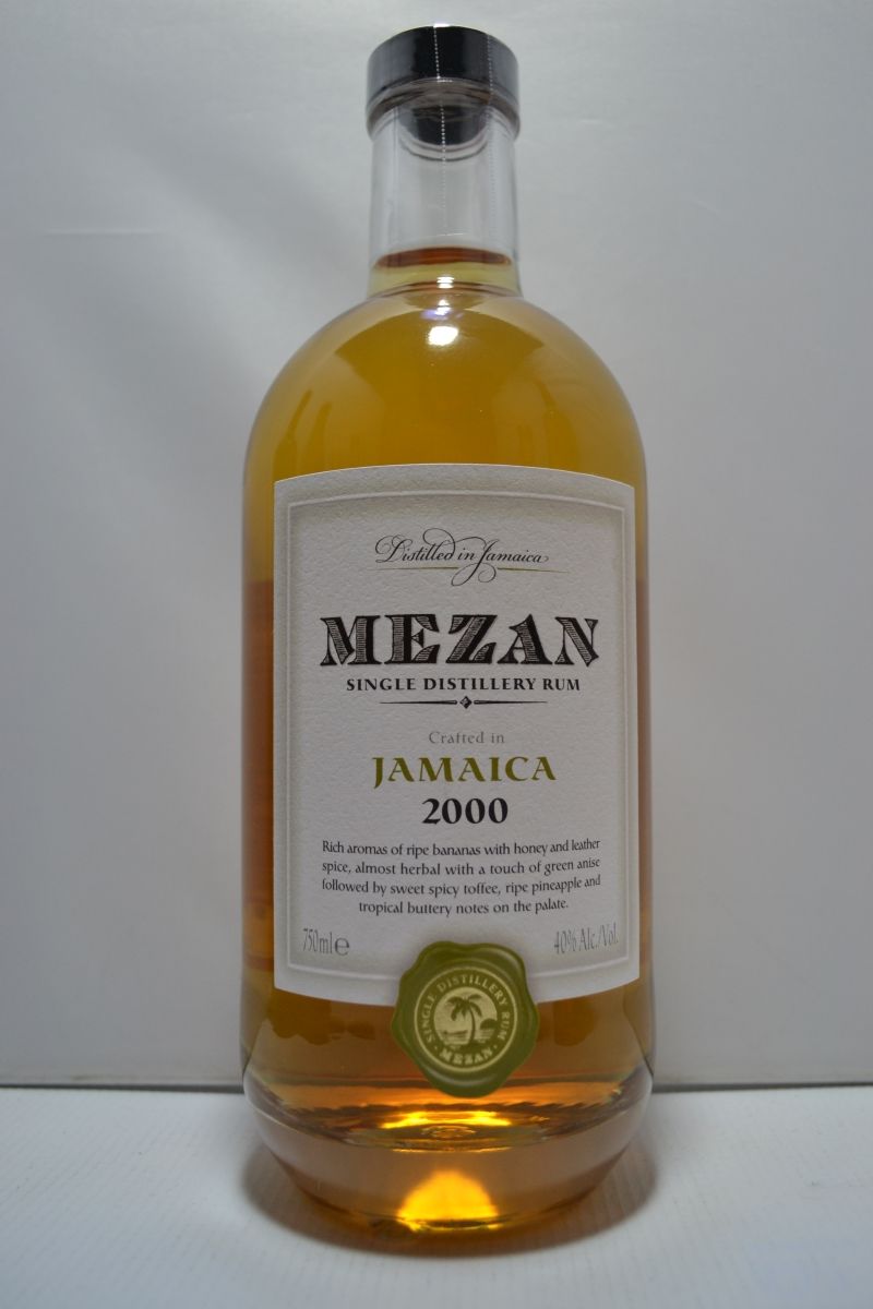MEZAN RUM JAMAICA SINGLE DISTILLERY 2000 750ML