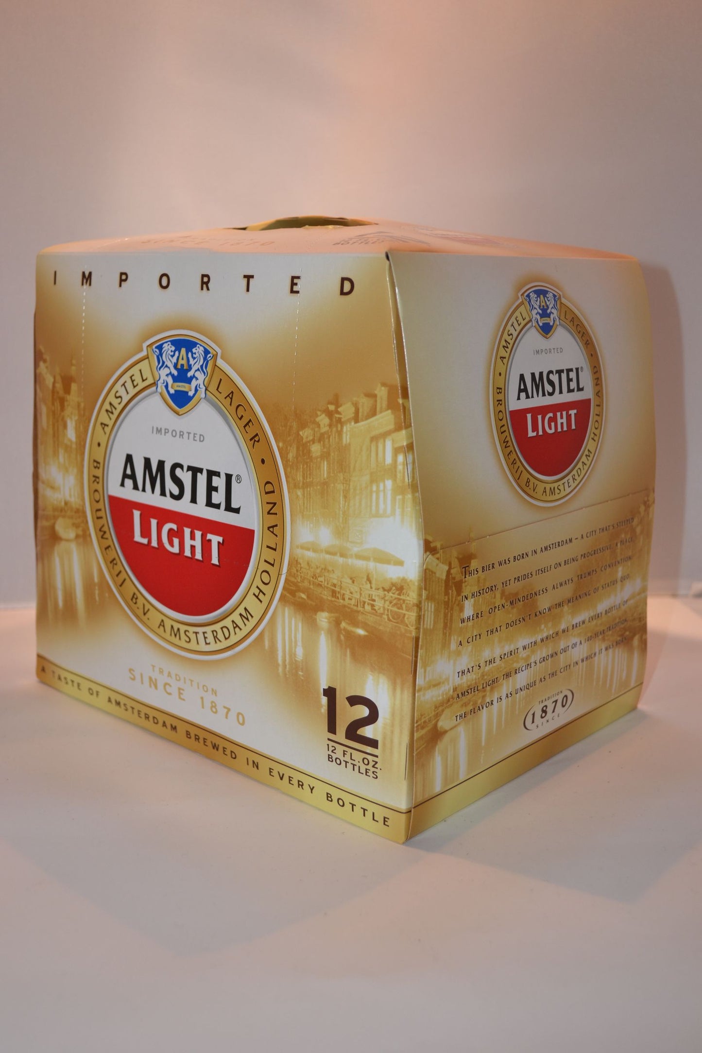 AMSTEL LIGHT 12X12 BOTTLE - Remedy Liquor