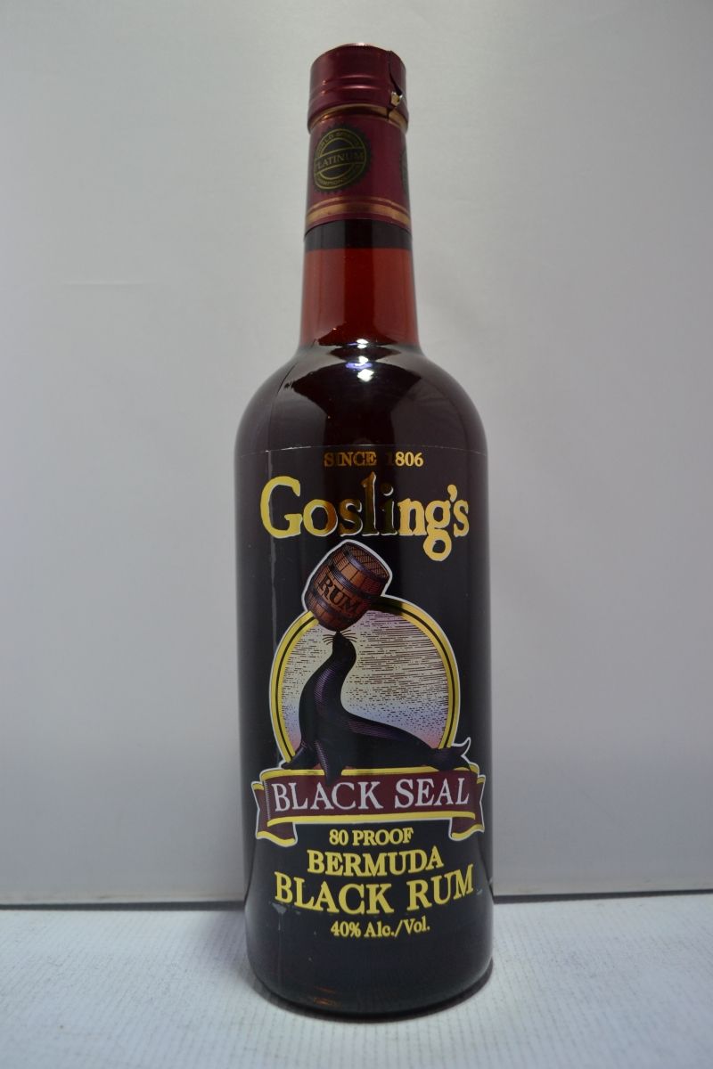 GOSLINGS BLACK SEAL RUM BERMUDA CARIBBEAN 750ML - Remedy Liquor