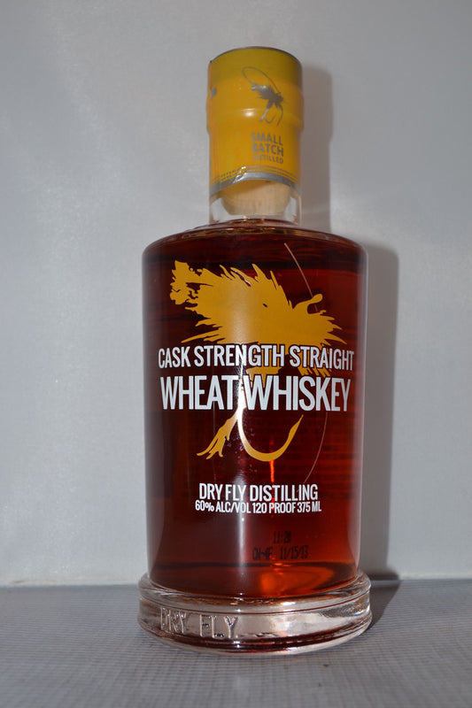 DRY FLY WHISKEY WHEAT CASK STRENGTH WASHINGTON 120PF 375ML Spirits