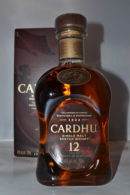 CARDHU SCOTCH SINGLE MALT 12YR 750ML Spirits