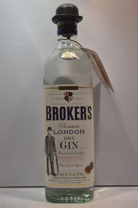 BROKERS GIN LONDON 94PF 750ML - Remedy Liquor