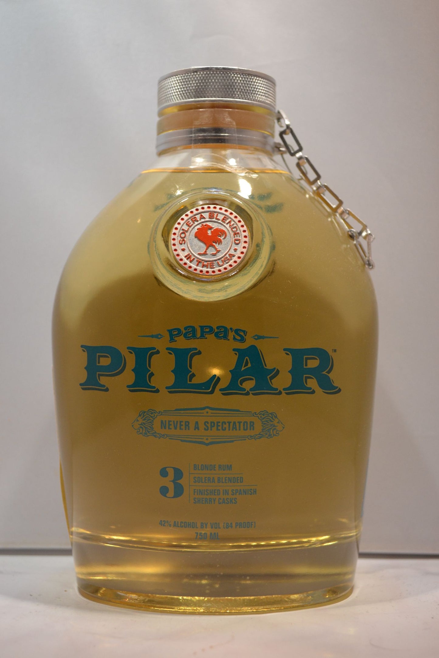 PAPAS PILAR RUM BLOND 3YR SOLERA 84PF 750ML - Remedy Liquor