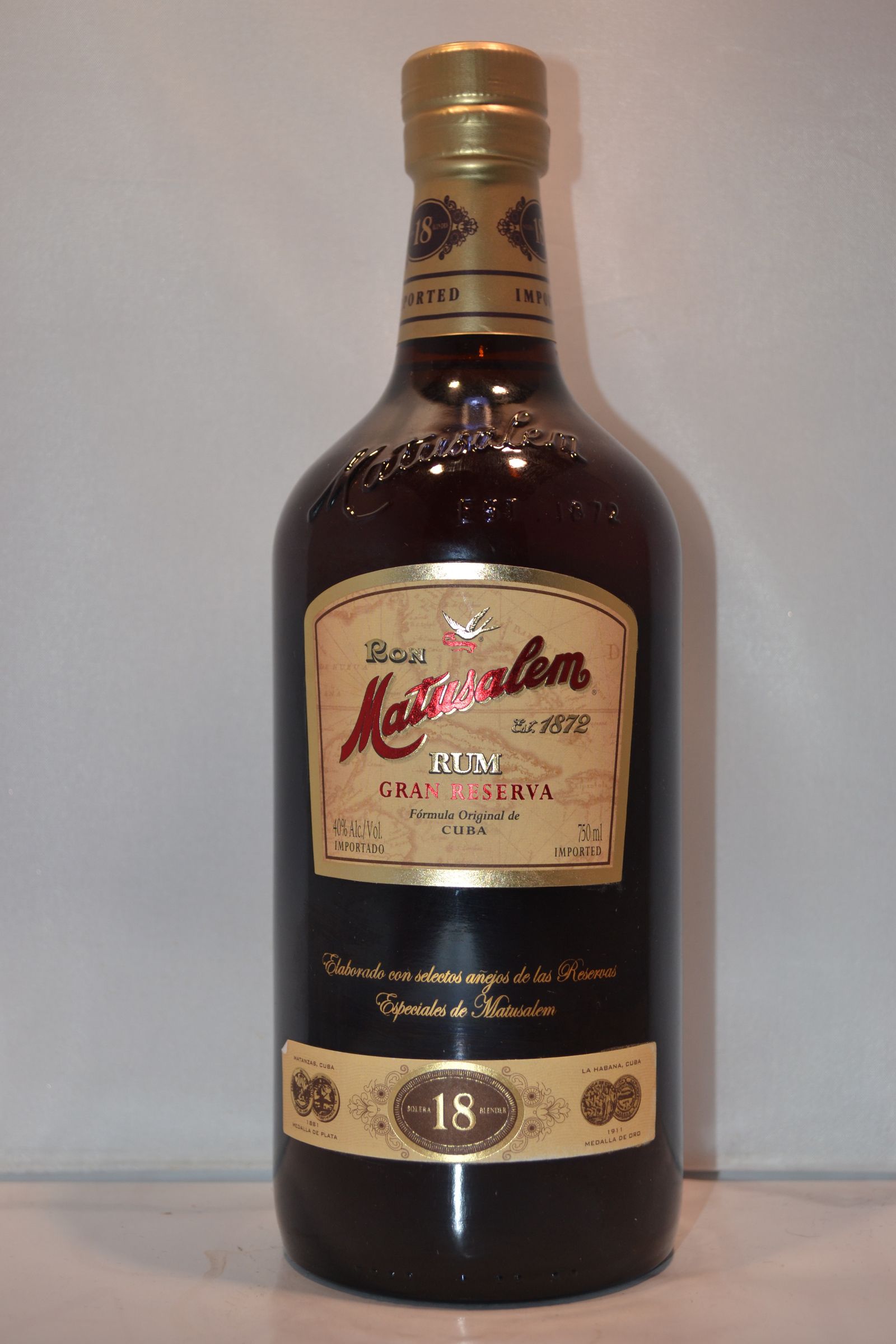 MATUSALEM RUM GRAN RSV 18 YR 750ML - Remedy Liquor