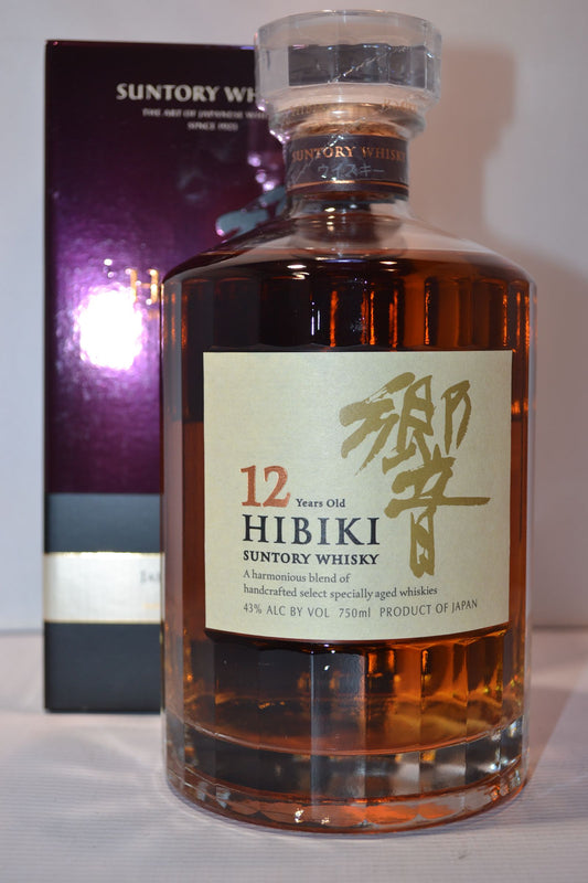 SUNTORY HIBIKI BLEND WHISKEY JAPAN 12YR 750ML Spirits