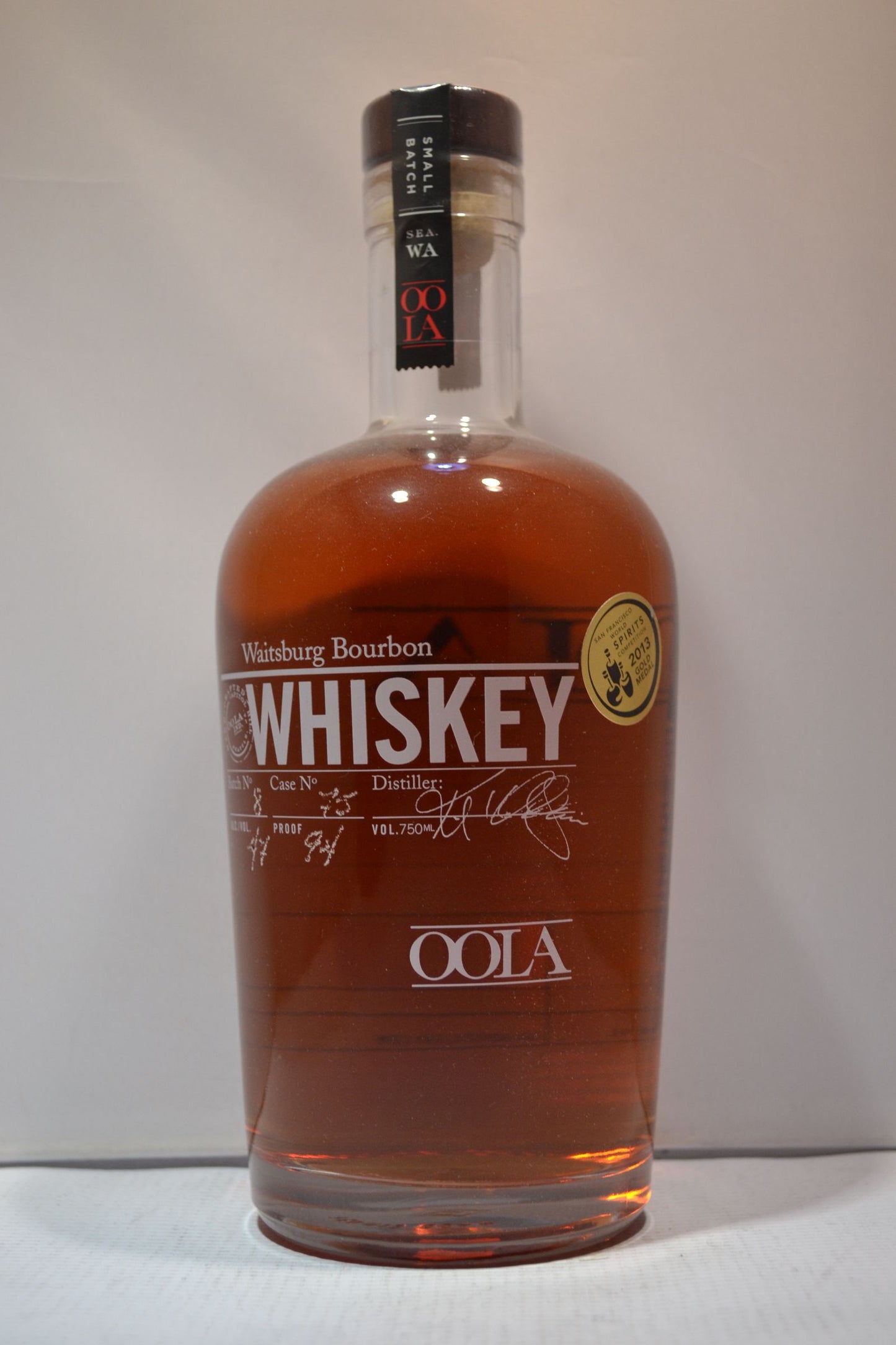 OOLA WAITSBURG BOURBON WASHINGTON 750ML - Remedy Liquor
