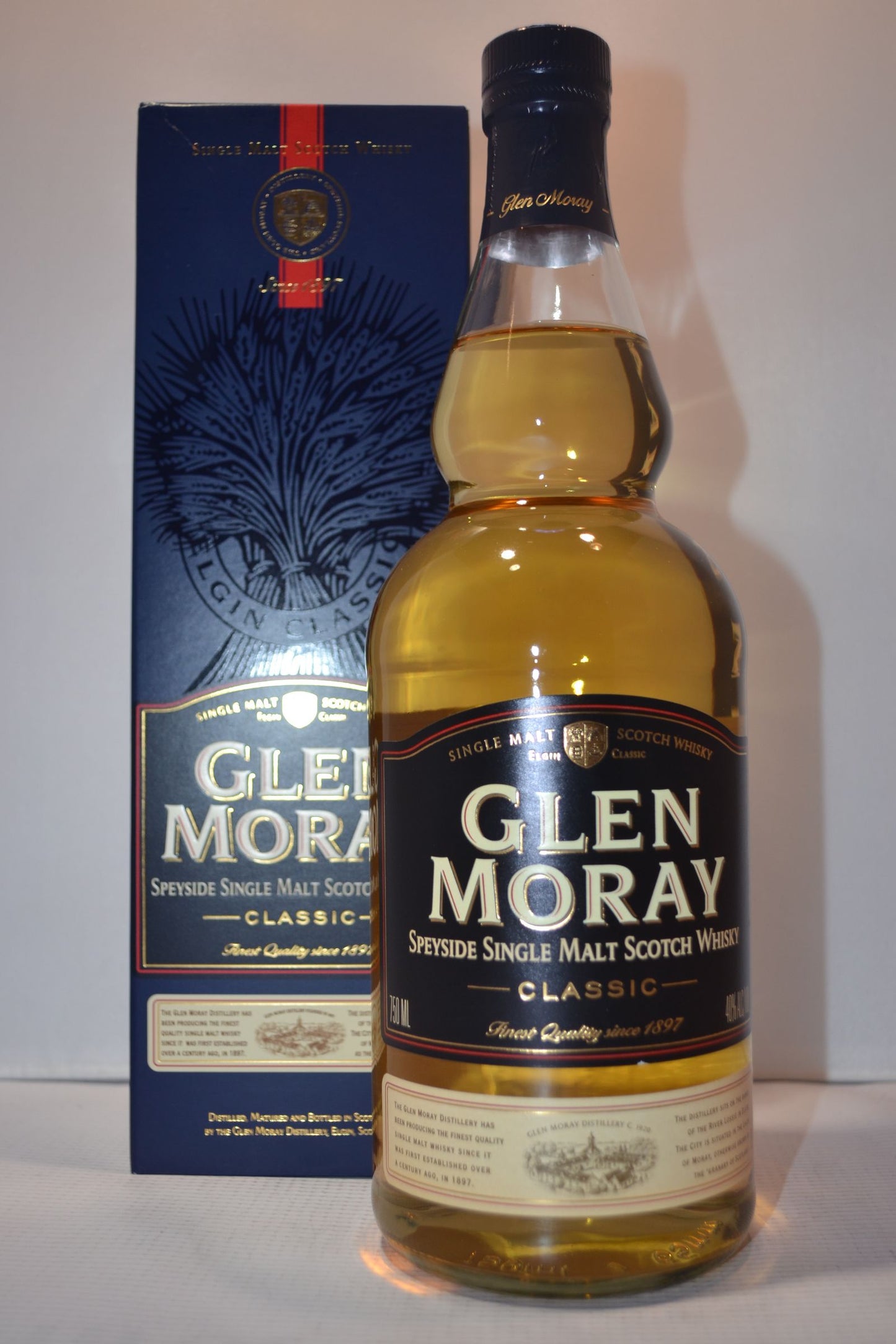GLEN MORAY SCOTCH SINGLE MALT CLASSIC SPEYSIDE 750ML - Remedy Liquor