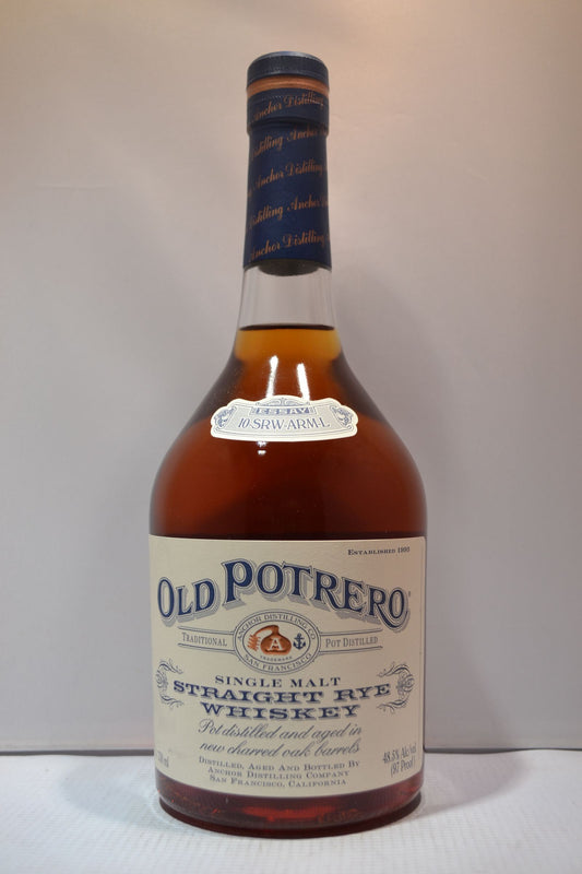 OLD POTRERO WHISKEY SINGLE MALT STRAIGHT RYE SAN FRANCISCO 97PF 750ML Spirits