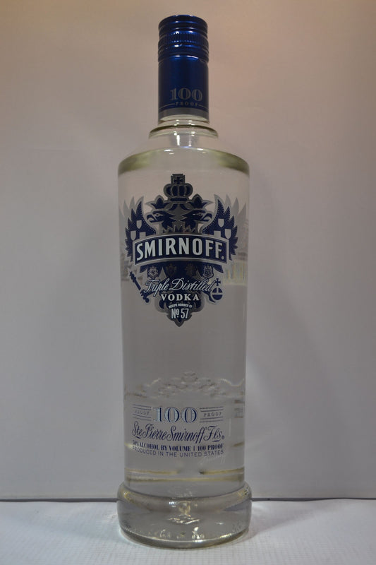 SMIRNOFF VODKA TRIPLE DISTILLED 100PF 750ML - Remedy Liquor