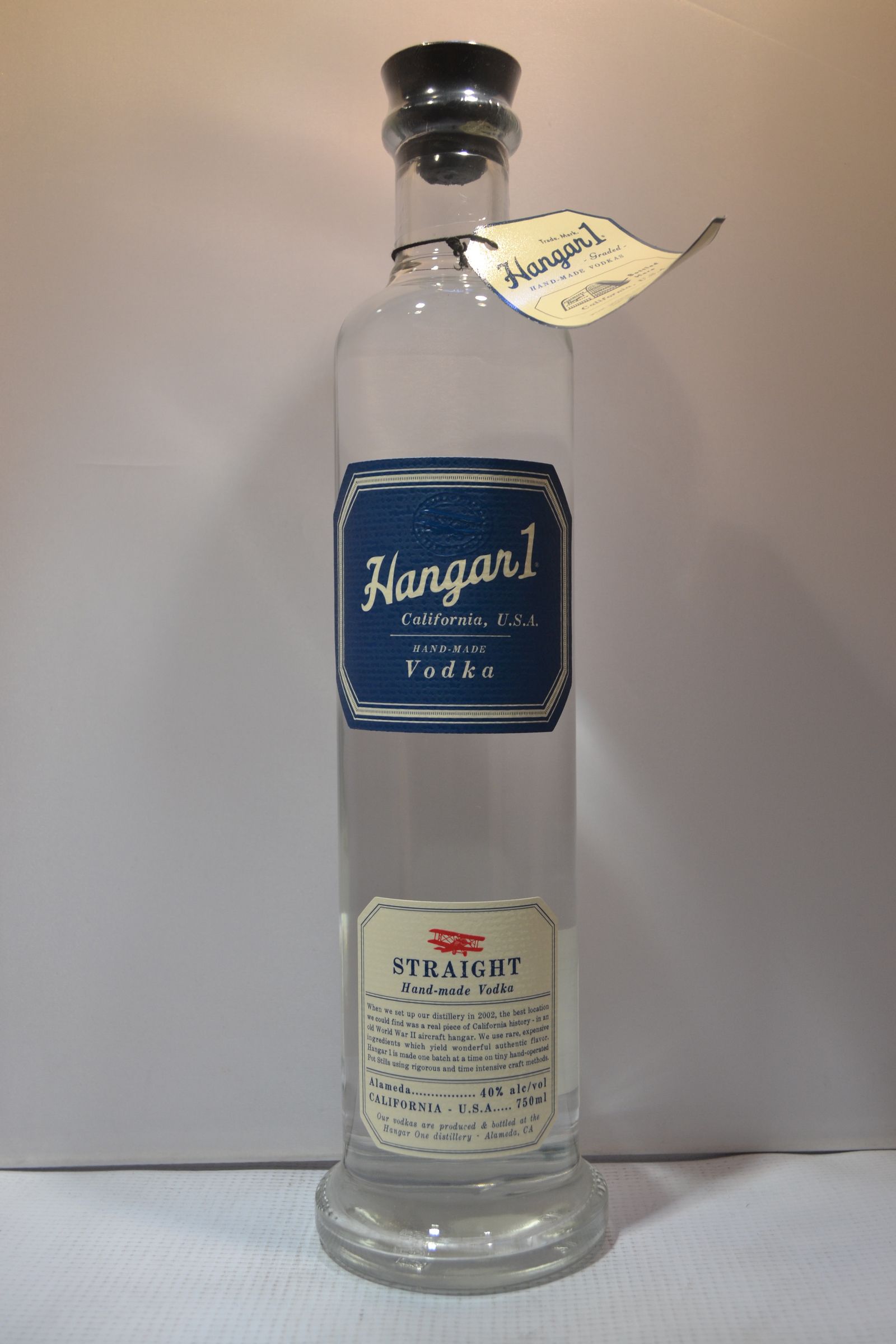 HANGAR ONE VODKA HAND MADE CALIFORNIA 750ML - Remedy Liquor