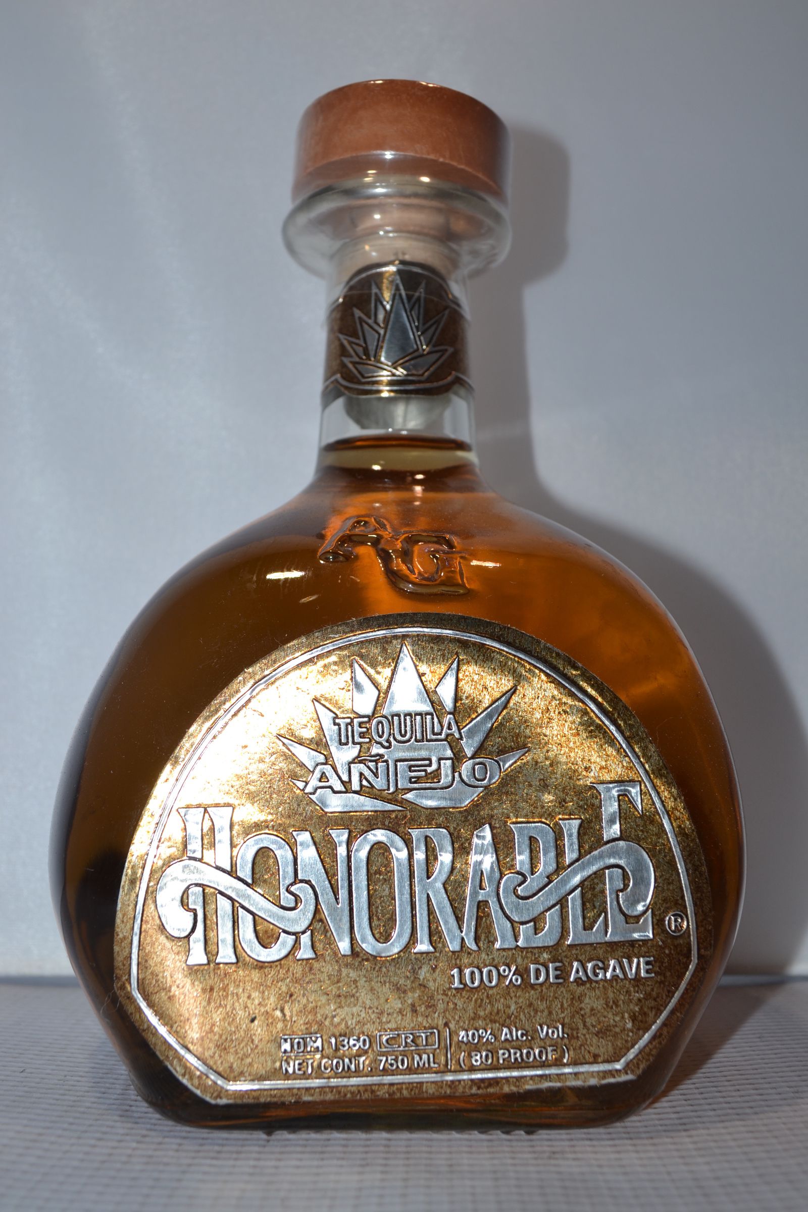 HONORABLE TEQUILA ANEJO 750 ML - Remedy Liquor