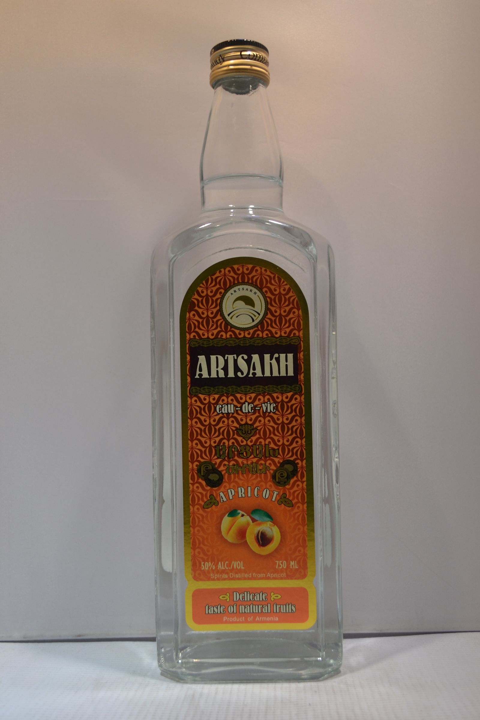 ARTSAKH VODKA APRICOT 100PF ARMENIAN 750ML - Remedy Liquor