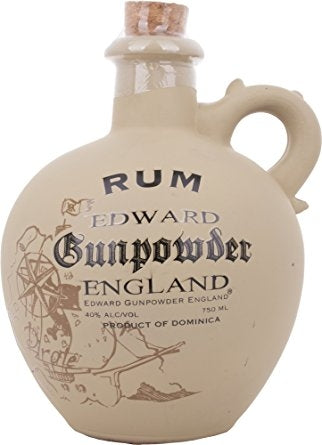 EDWARD GUNPOWDER ENGLAND RUM DOMINICA 750ML Spirits