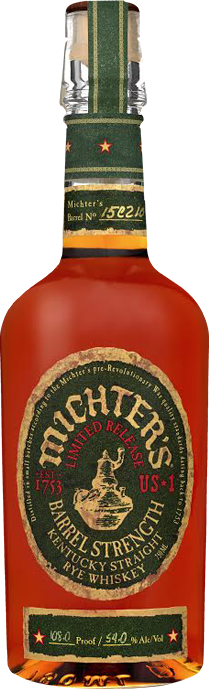 MICHTERS WHISKEY RYE BARREL STRENGTH LIMITED RELEASE KENTUCKY 750ML - Remedy Liquor