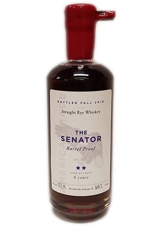 THE SENATOR WHISKEY RYE BARREL PROOF 6YR INDIANA 750ML Spirits