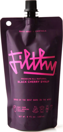 FILTHY BLACK CHERRY SYRUP 8OZ POUCH