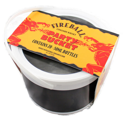 FIREBALL WHISKEY CINNAMON FLAVOR PARTY BUCKET 20X50ML – Remedy Liquor