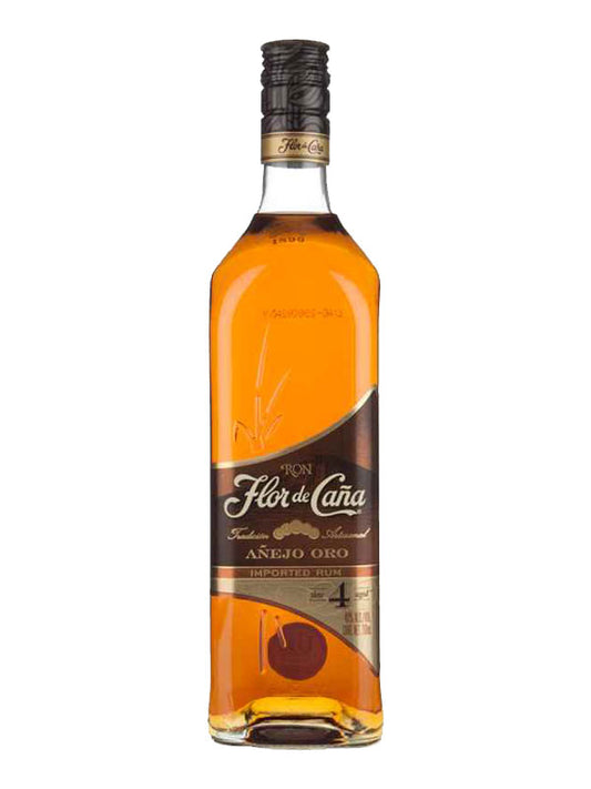 FLOR DE CANA RUM ANEJO ORO 4YR 750ML Spirits