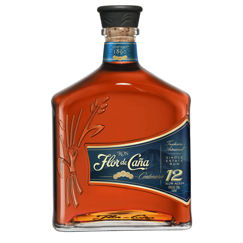 FLOR DE CANA RUM CENTENARIO SINGLE ESTATE 12YR 750ML Spirits