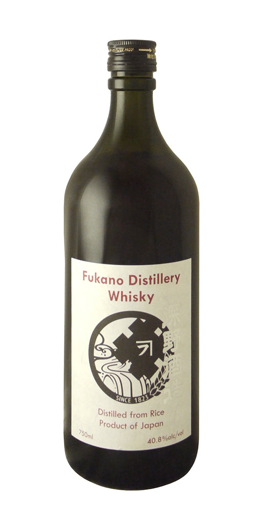 FUKANO WHISKY DISTILLED FROM RICE JAPAN 86PF 750ML Spirits