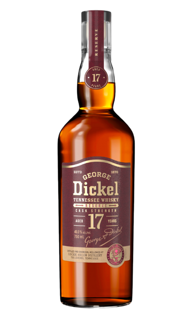 GEORGE DICKEL WHISKY RESERVE CASK STRENGTH 17YR TENNESSEE 750ML LIQ