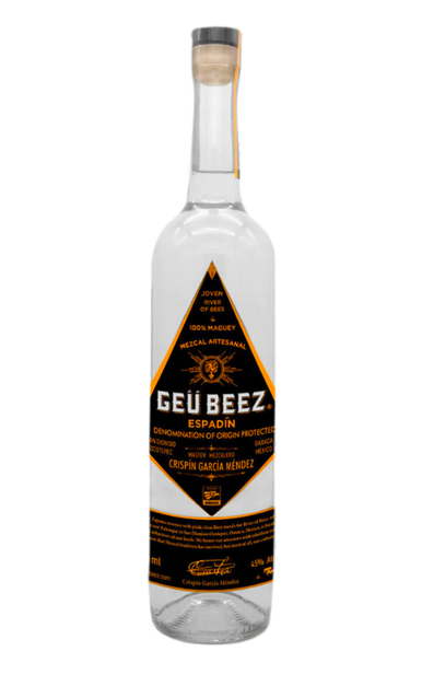 GEU BEEZ MEZCAL ARTESANAL ESPADIN JOVEN OAXACA 750ML LIQ