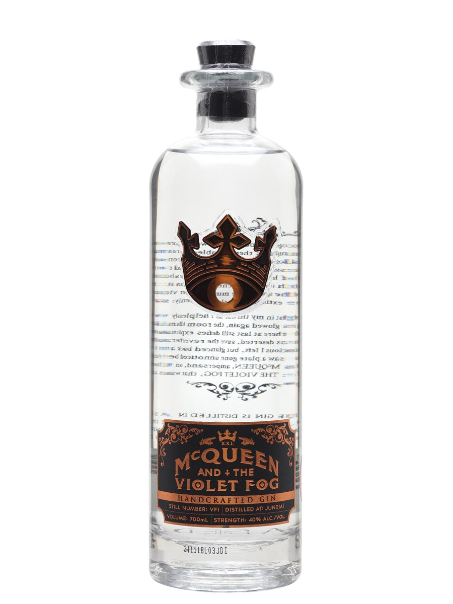 MCQUEEN AND THE VIOLET FOG GIN HANDCRAFTED BRAZIL 750ML