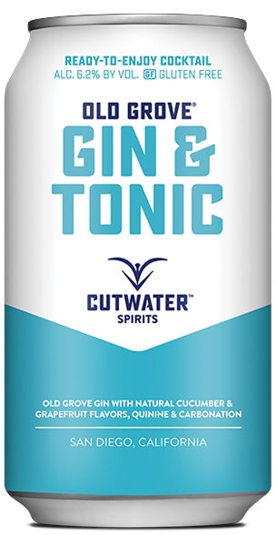 CUTWATER GIN & TONIC 14PF 4X12OZ CANS